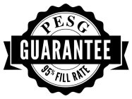PESG 95% FILL RATE GUARANTEE