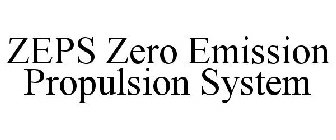 ZEPS ZERO EMISSION PROPULSION SYSTEM
