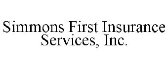 SIMMONS FIRST INSURANCE SERVICES, INC.