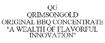 QG QRIMSONGOLD ORIGINAL BBQ CONCENTRATE 