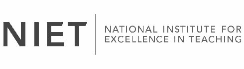 NIET NATIONAL INSTITUTE FOR EXCELLENCE IN TEACHING