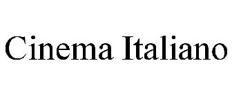 CINEMA ITALIANO