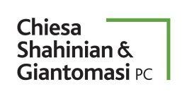 CHIESA SHAHINIAN & GIANTOMASI PC