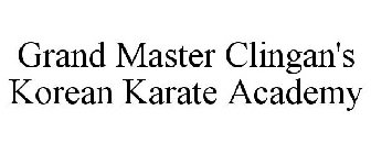 GRAND MASTER CLINGAN'S KOREAN KARATE ACADEMY