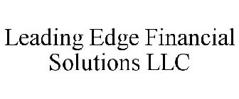 LEADING EDGE FINANCIAL SOLUTIONS LLC