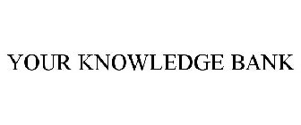 YOUR KNOWLEDGE BANK