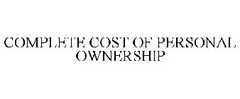 COMPLETE COST OF PERSONAL OWNERSHIP