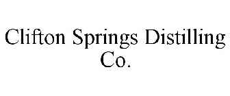 CLIFTON SPRINGS DISTILLING CO.