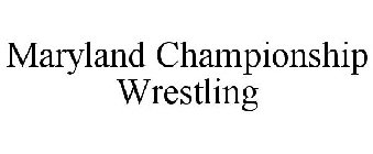 MARYLAND CHAMPIONSHIP WRESTLING