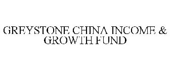 GREYSTONE CHINA INCOME & GROWTH FUND