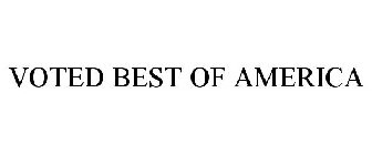 VOTED BEST OF AMERICA