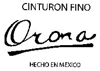 CINTURON FINO ORONA HECHO EN MEXICO