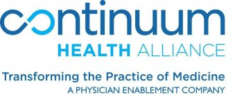 CONTINUUM HEALTH ALLIANCE TRANSFORMING THE PRACTICE OF MEDICINE A PHYSICIAN ENABLEMENT COMPANY