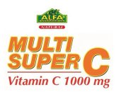 ALFA VITAMINS NATURAL MULTI SUPER C VITAMIN C 1000 MG