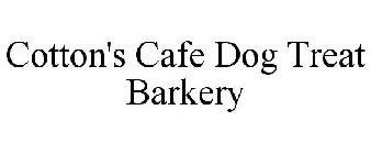COTTON'S CAFE DOG TREAT BARKERY