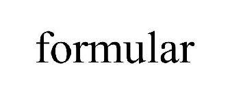 FORMULAR