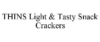 THINS LIGHT & TASTY SNACK CRACKERS
