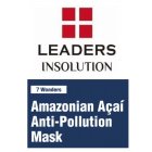 LEADERS INSOLUTION 7 WONDERS AMAZONIAN AÇAÍ ANTI-POLLUTION MASK