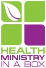 HEALTH MINISTRY IN A BOX