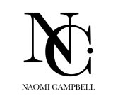 NAOMI CAMPBELL AND THE LETTERS NC