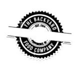 THE BACKYARD FOOD COMPANY EST. 2014 PROVIDENCE, RI