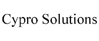 CYPRO SOLUTIONS