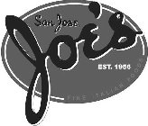 SAN JOSE JOE'S EST. 1956 FINE ITALIAN FOODS