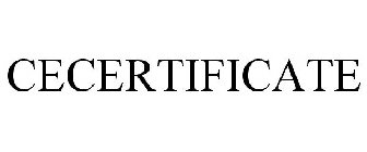 CECERTIFICATE