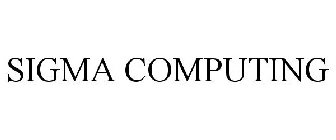 SIGMA COMPUTING