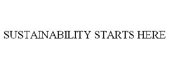 SUSTAINABILITY STARTS HERE