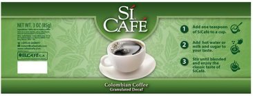 SI CAFE COLOMBIAN COFFEE GRANULATED DECAF