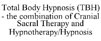 TOTAL BODY HYPNOSIS (TBH) - THE COMBINATION OF CRANIAL SACRAL THERAPY AND HYPNOTHERAPY/HYPNOSIS
