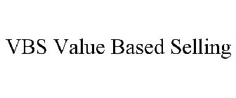 VBS VALUE BASED SELLING