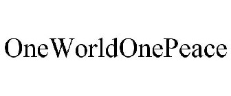 ONEWORLDONEPEACE