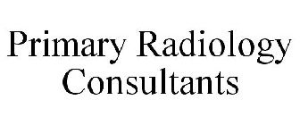 PRIMARY RADIOLOGY CONSULTANTS