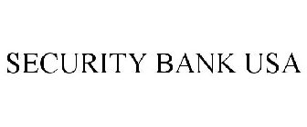 SECURITY BANK USA