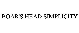 BOAR'S HEAD SIMPLICITY