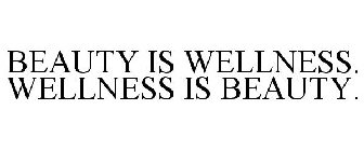 BEAUTY IS WELLNESS. WELLNESS IS BEAUTY.