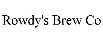 ROWDY'S BREW CO