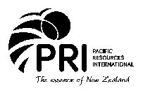 PRI PACIFIC RESOURCES INTERNATIONAL THE ESSENCE OF NEW ZEALAND