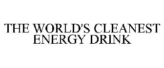 THE WORLD'S CLEANEST ENERGY DRINK