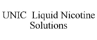 UNIC LIQUID NICOTINE SOLUTIONS