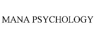 MANA PSYCHOLOGY