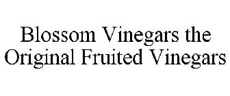 BLOSSOM VINEGARS THE ORIGINAL FRUITED VINEGARS