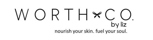 WORTH CO BY LIZ. NOURISH YOUR SKIN. FUEL YOUR SOUL.