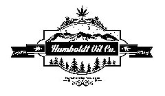HUMBOLDT OIL CO. HUMBOLDTOILCO.COM