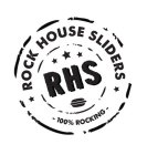 RHS ROCK HOUSE SLIDERS 100% ROCKING