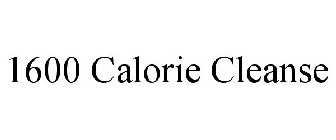 1600 CALORIE CLEANSE