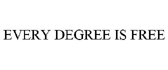 EVERY DEGREE IS FREE
