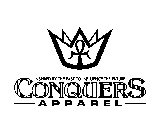 INSPIRED BY THE PAST TO INFLUENCE THE FUTURE CONQUERS APPAREL